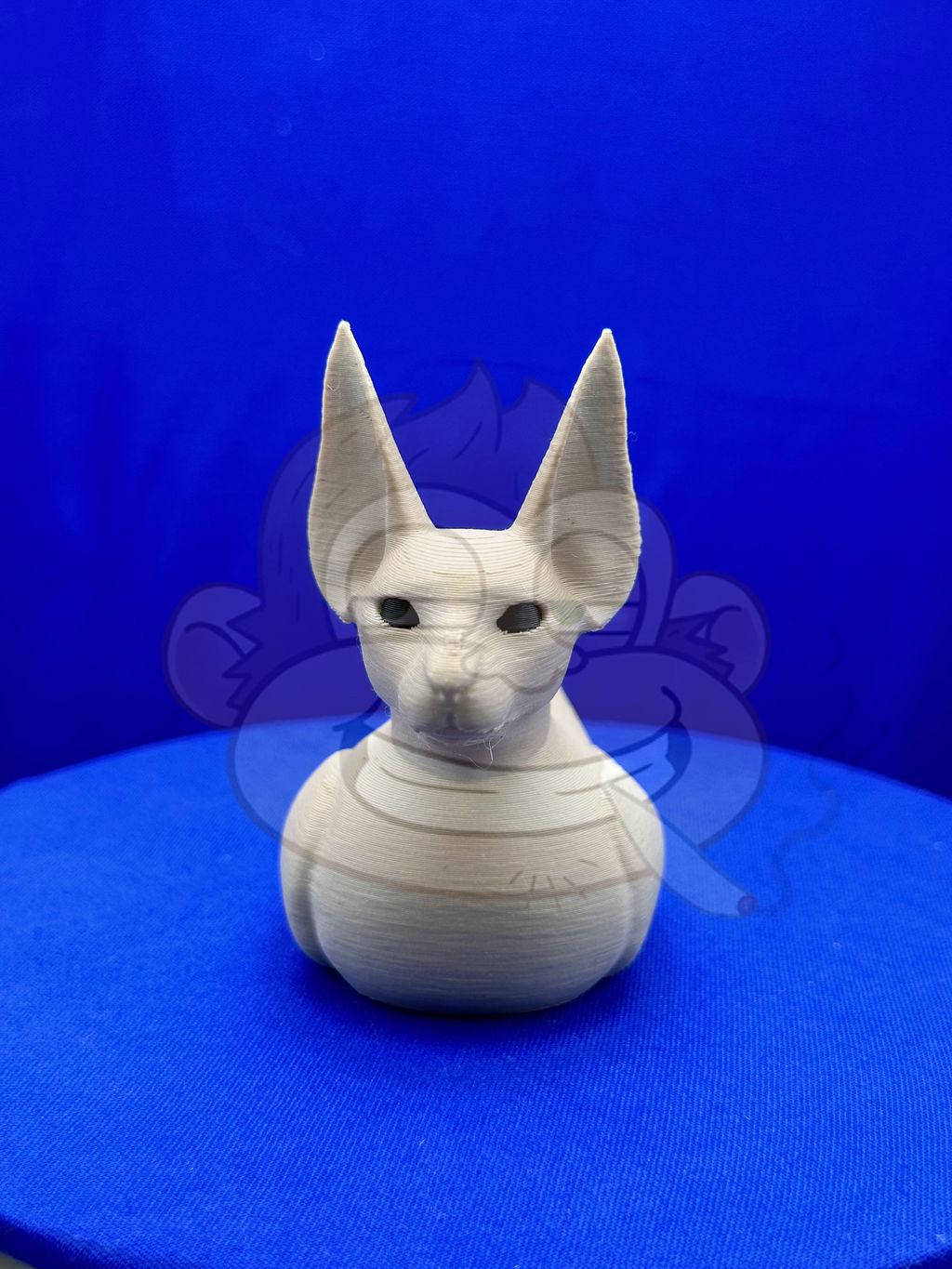 Sphynx Cat Duck: 3D Printed Jeep Ducking Collectible