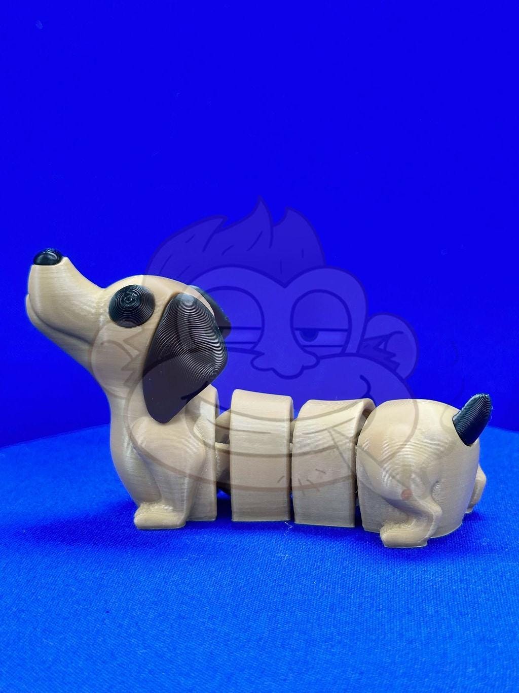 Flexi Dachshund: Articulated Weiner Dog Figurine