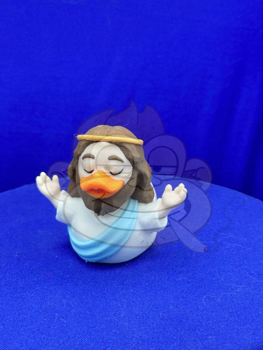 Holy Quack Duck: Jesus Duck Figurine - Jeep Ducking Collector