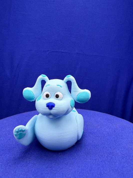 Blue Duck Jeep Ducking: 3D Printed PLA Figurine