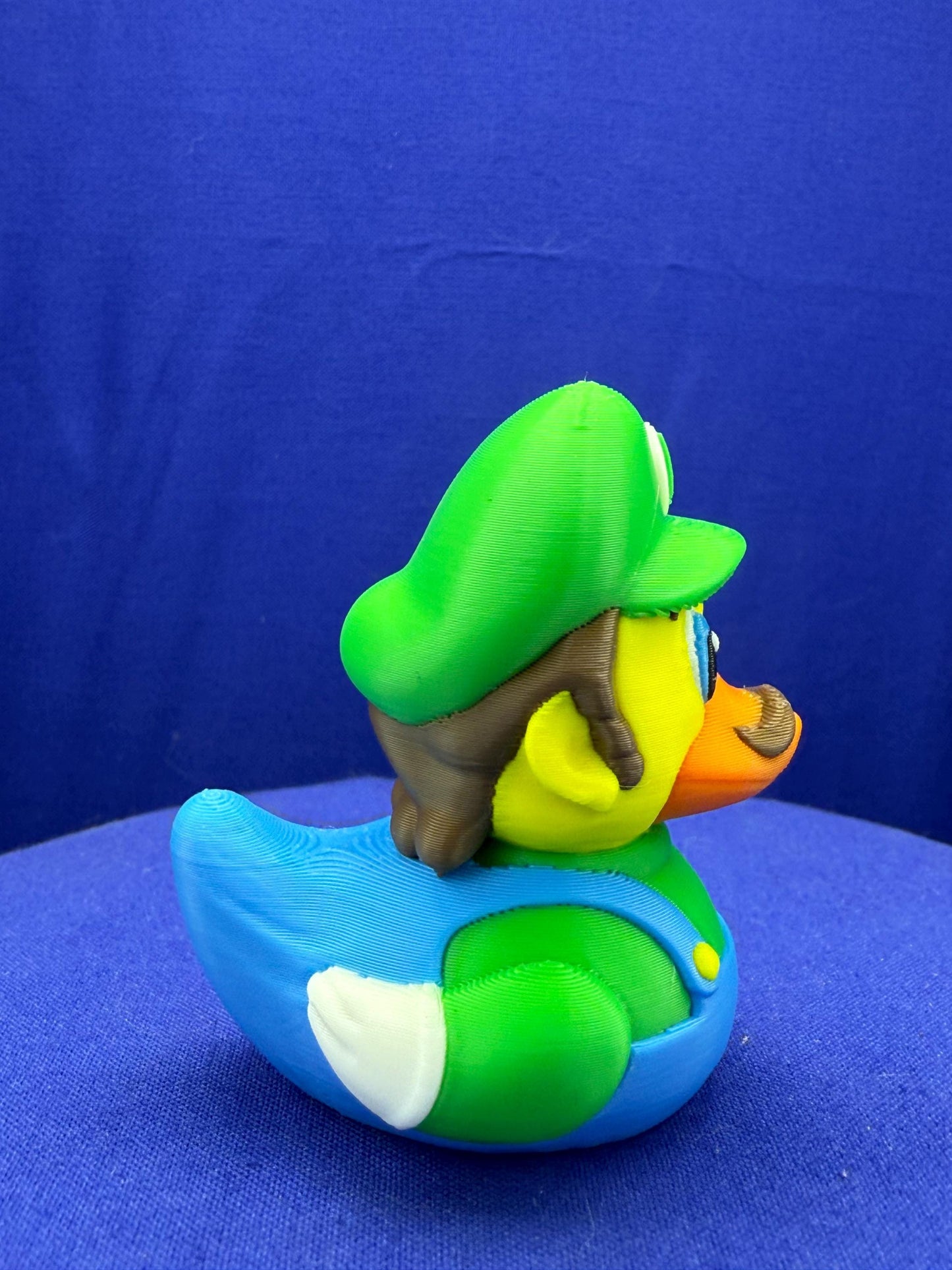 Luigi Duck Jeep Ducking Charm: 3D Printed Collectible