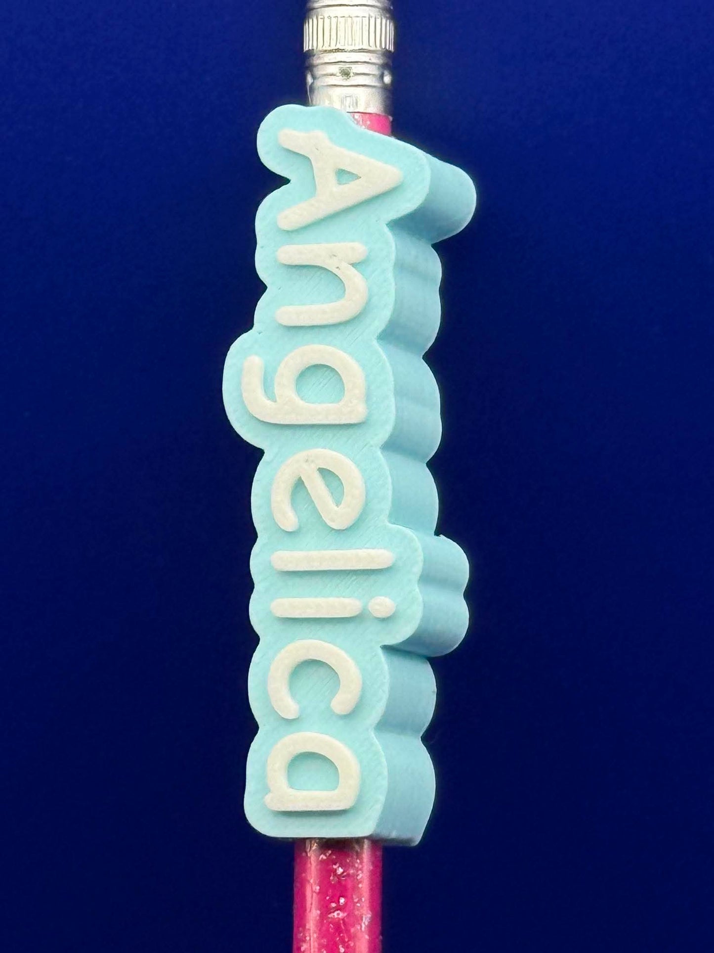 Personalized Pencil Toppers – Custom Name Pencil Accessories – 3D Printed School Favors – Classroom Gifts