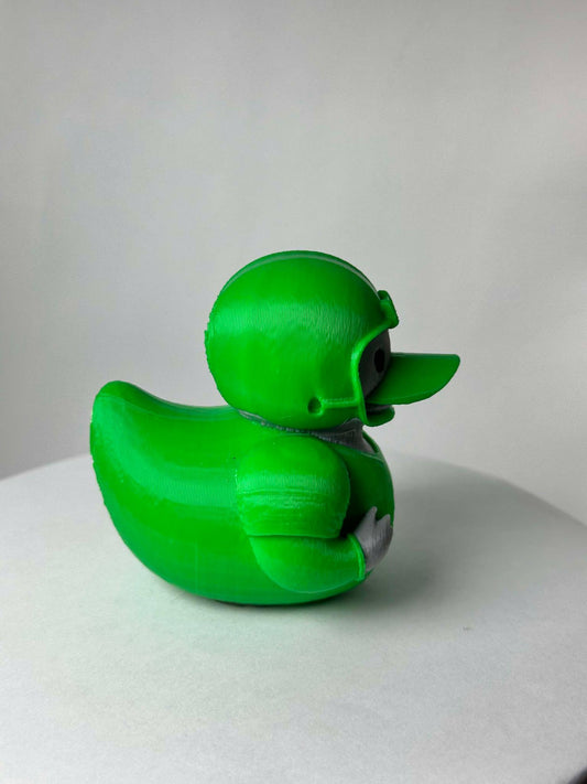 Eagles Duck NFL Inspired Design - green Duck with NFL Logo, Fun and Engaging Collectible for Eagles Fans