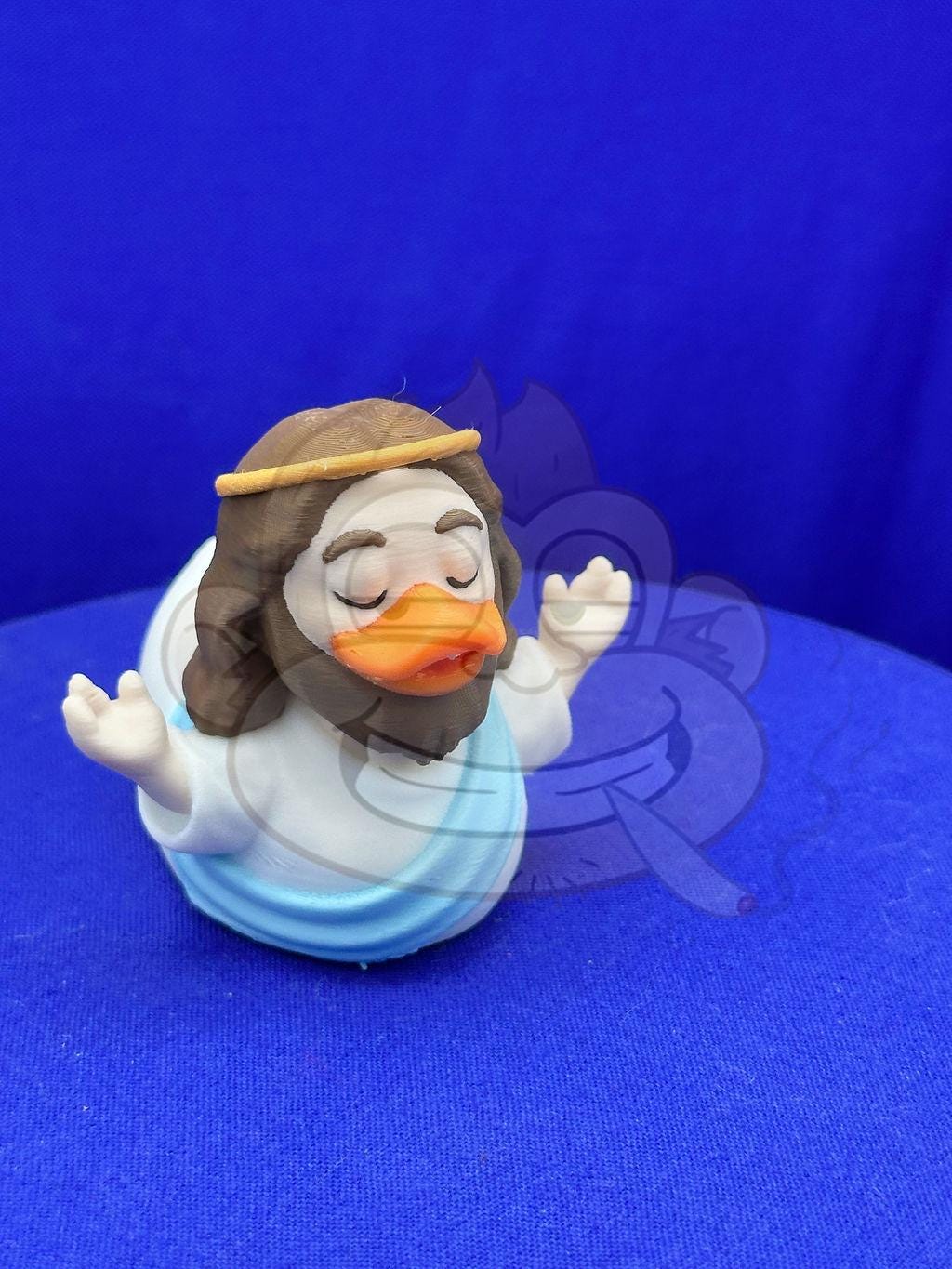 Holy Quack Duck: Jesus Duck Figurine - Jeep Ducking Collector