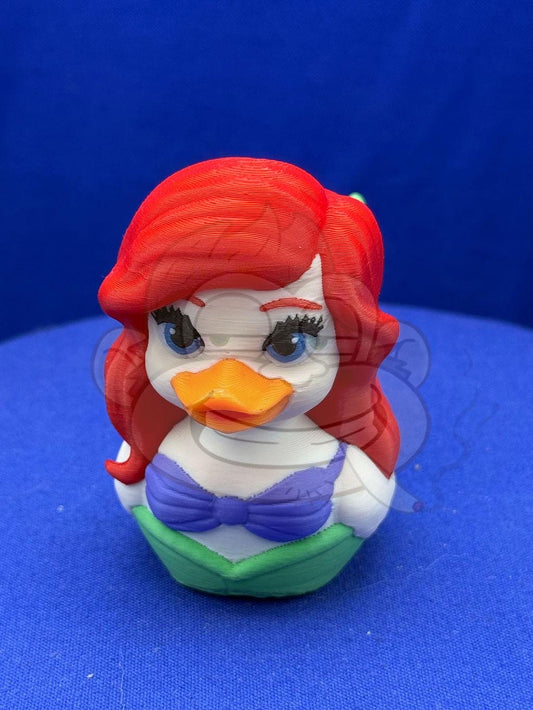 The Little Mermaid Duck - 3D Printed - Jeep ducking Ariel Duck