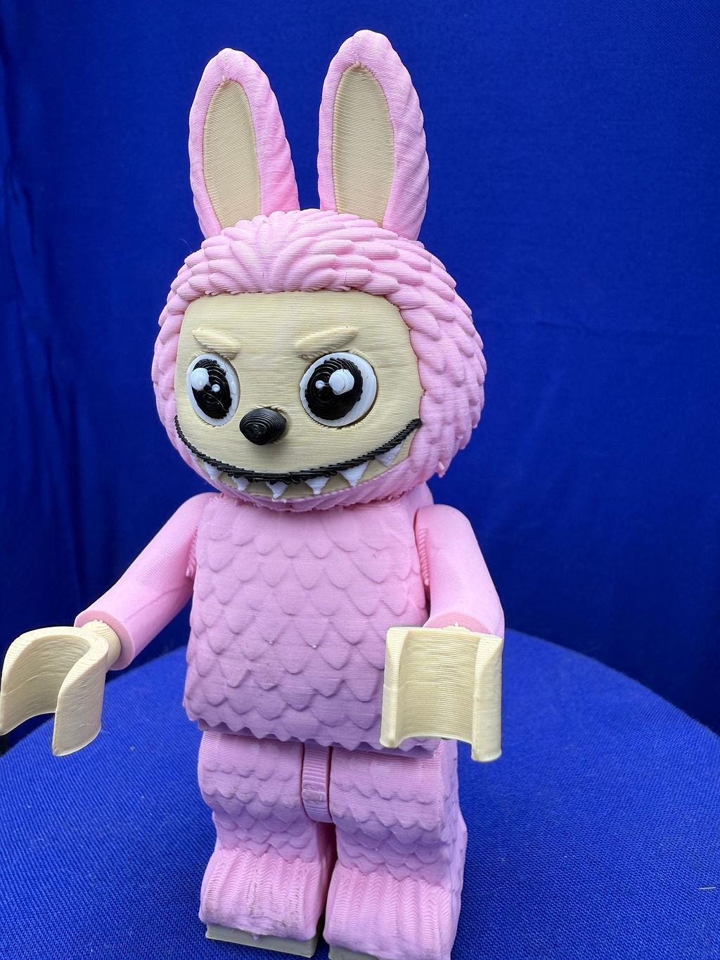 Labubu Figure - 3d printed - Comes apart and can be put together