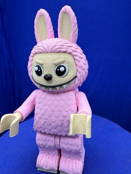 Labubu Figure - 3d printed - Comes apart and can be put together