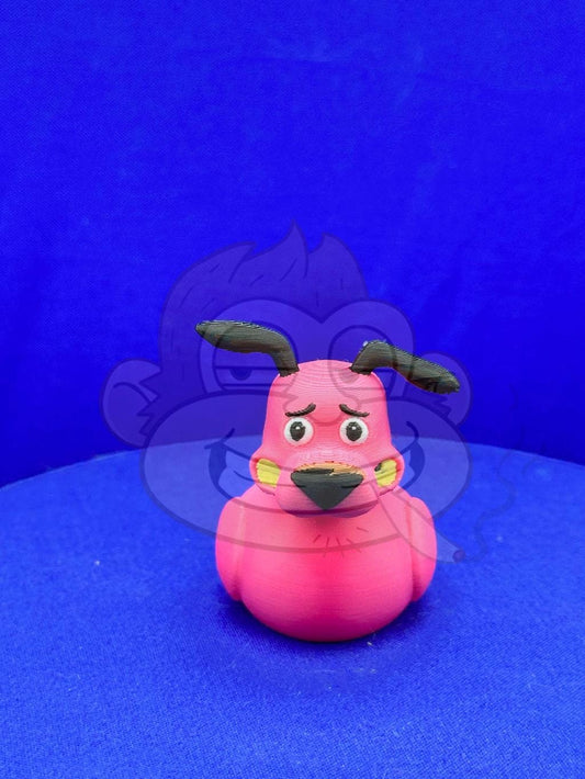 Courage the Cowardly Duck: 3D Printed Jeep Ducking Collectible