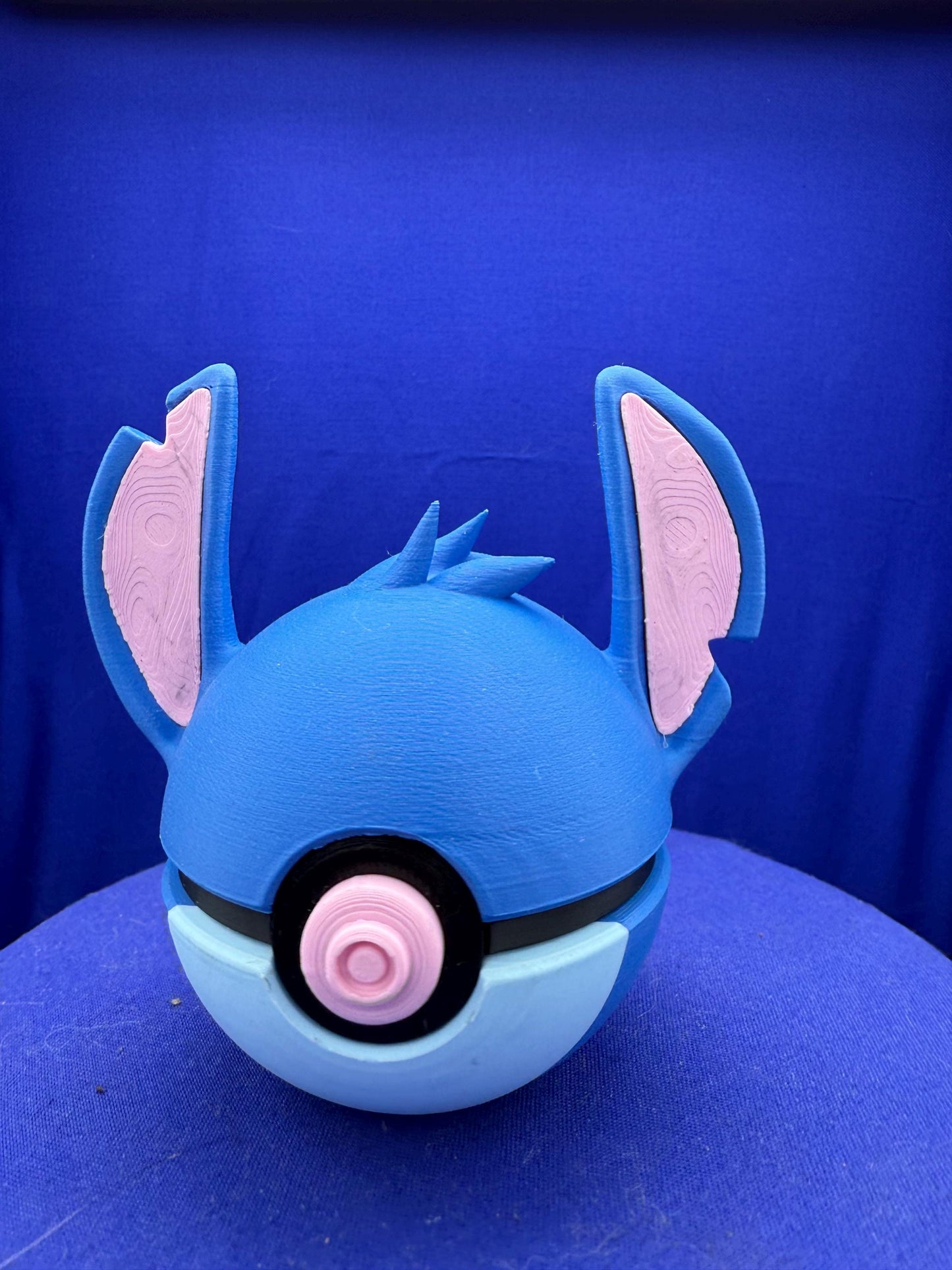 Stitch Pokeball - Blue and pink Pokeball -  Durable Design - Pokémon