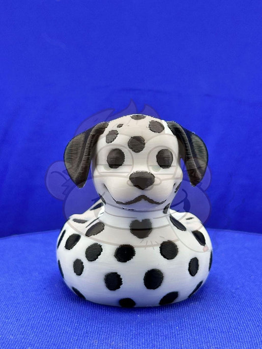 Dalmation Duck - Jeep Ducking Character for Collectors - PVC Free, Unisex, Fun and Nostalgic Design