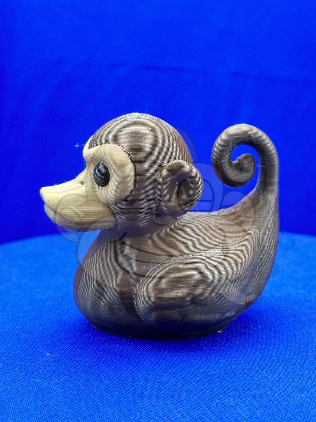 Monkey duck  - Jeep Ducking Character for Collectors - PVC Free, Unisex, Fun and Nostalgic Design