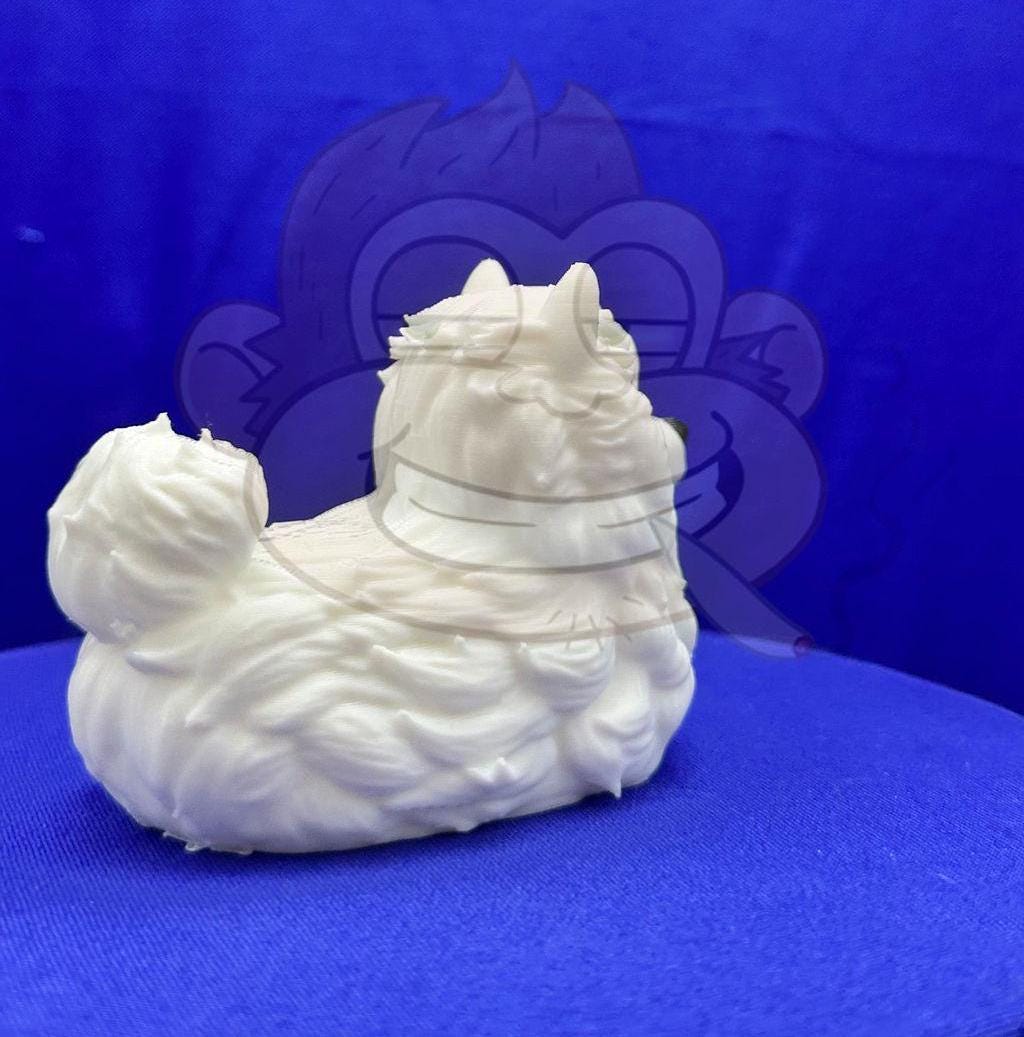 Samoyed Duck Jeep Ducking Character: 3D Printed PLA Decor