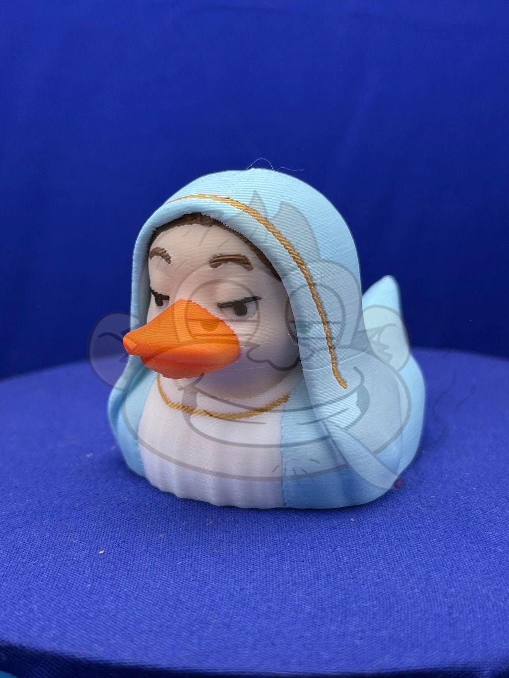 Holy Mother Duck Figurine: Religious Jeep Ducking Gift