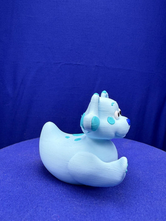 Blue Duck Jeep Ducking: 3D Printed PLA Figurine