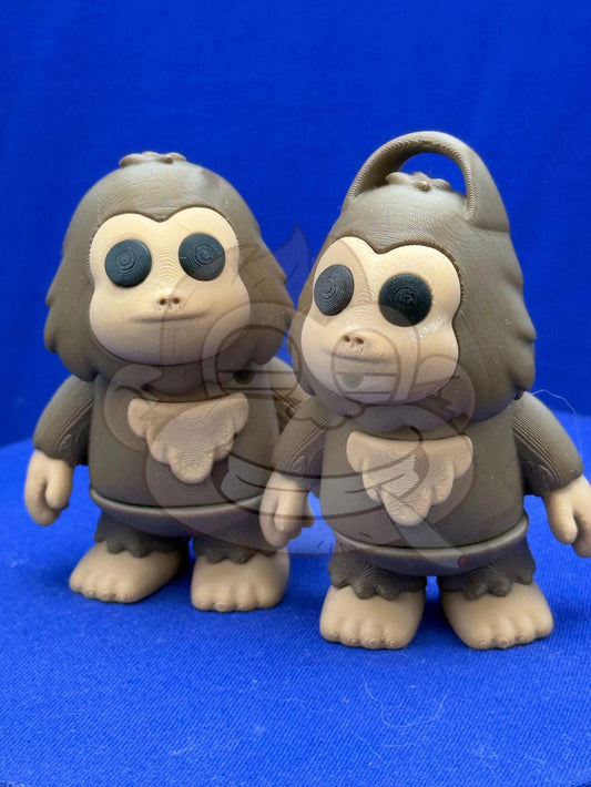 Big Foot flexi - Flexi  - 3D Printed - Flexie - KeyChain Option