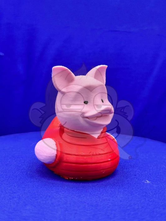 Piglet Duck  - 3D Printed - Jeep ducking - Hundred acres wood - whine the pooh friends