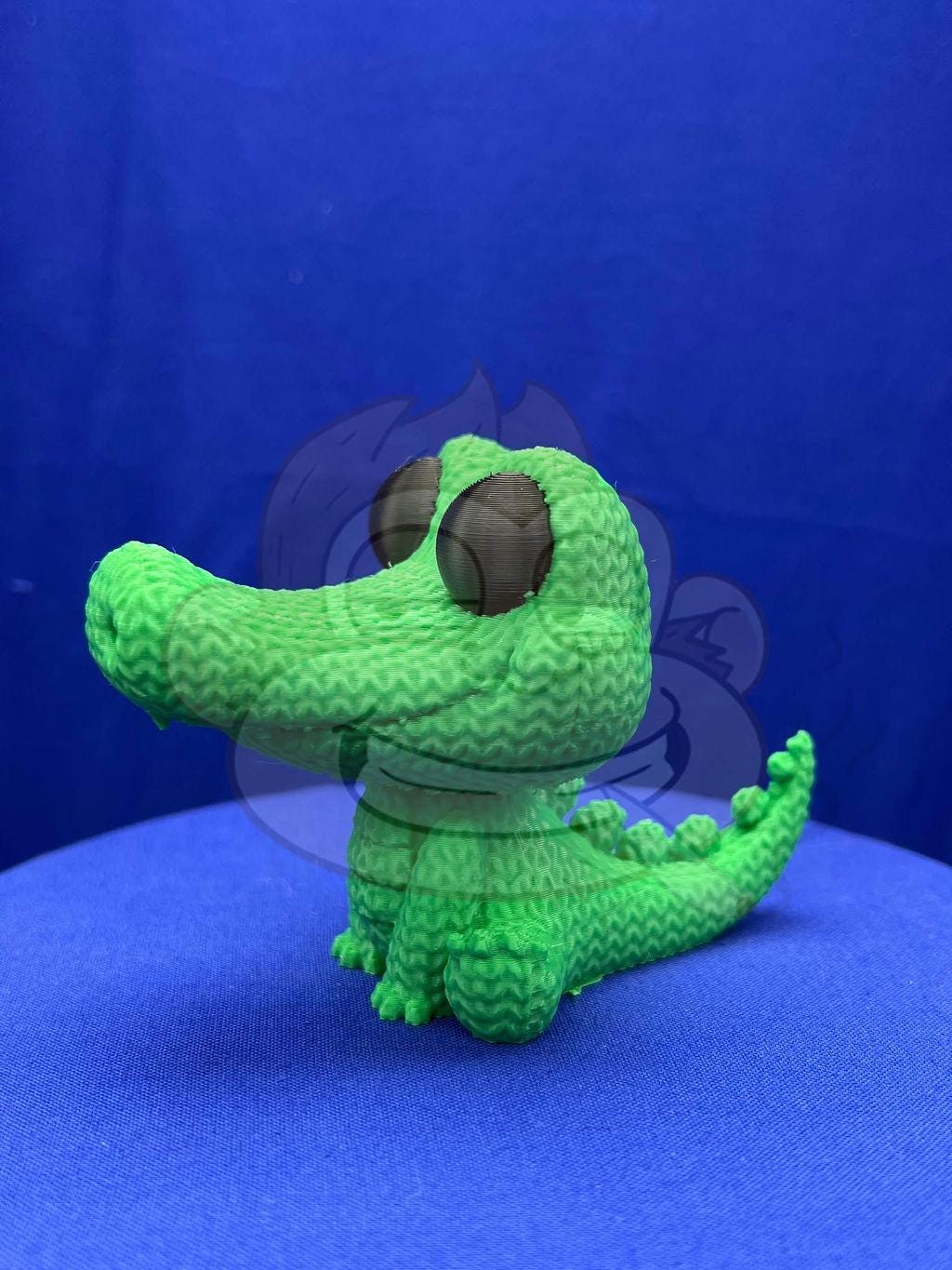 Alligator Decor: Knitted Style Desk Decor