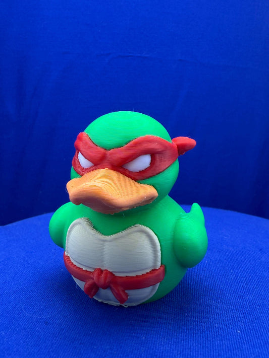 Raphael Duck: 3D Printed TMNT Jeep Ducking Collectible
