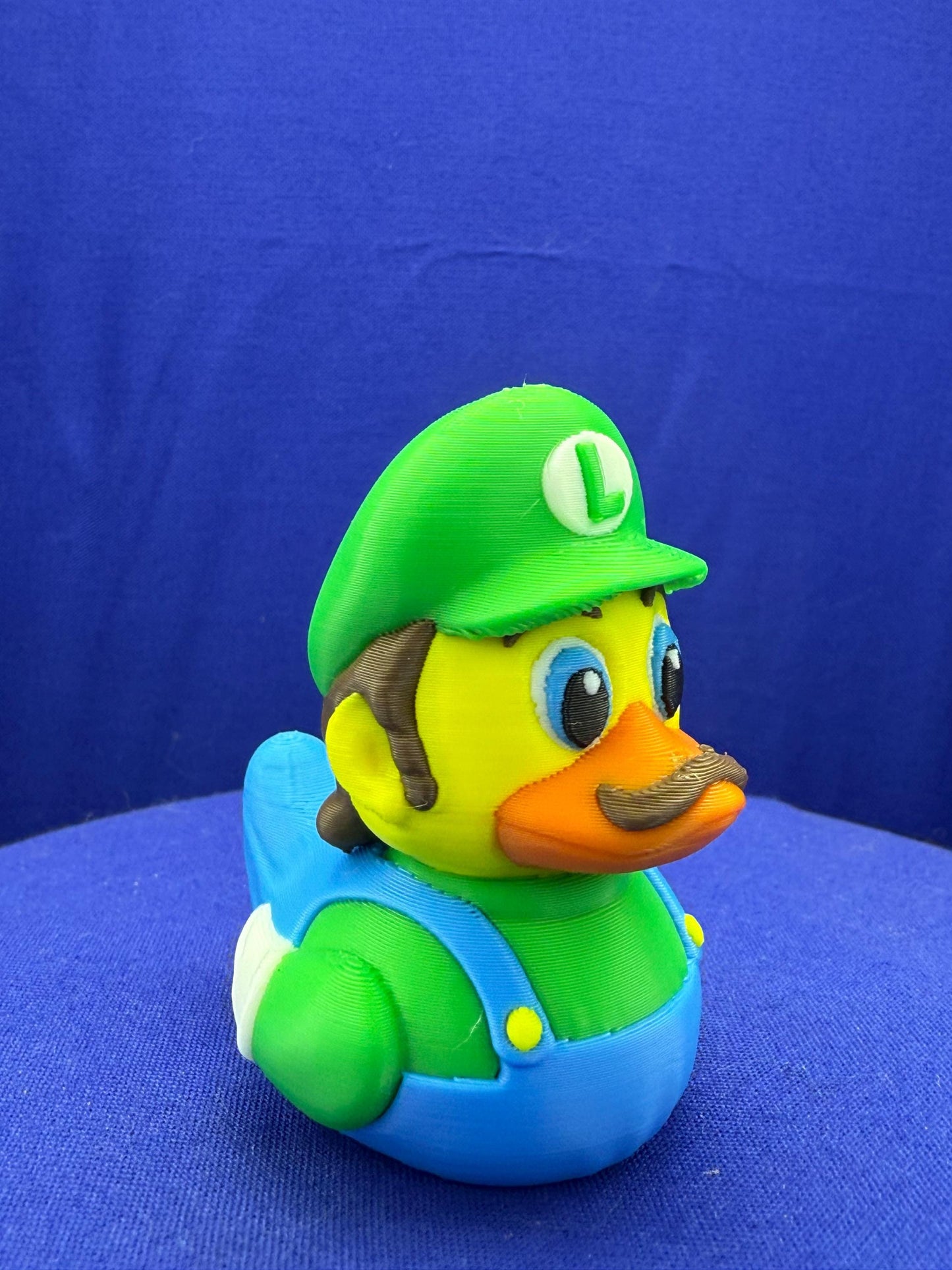 Luigi Duck Jeep Ducking Charm: 3D Printed Collectible