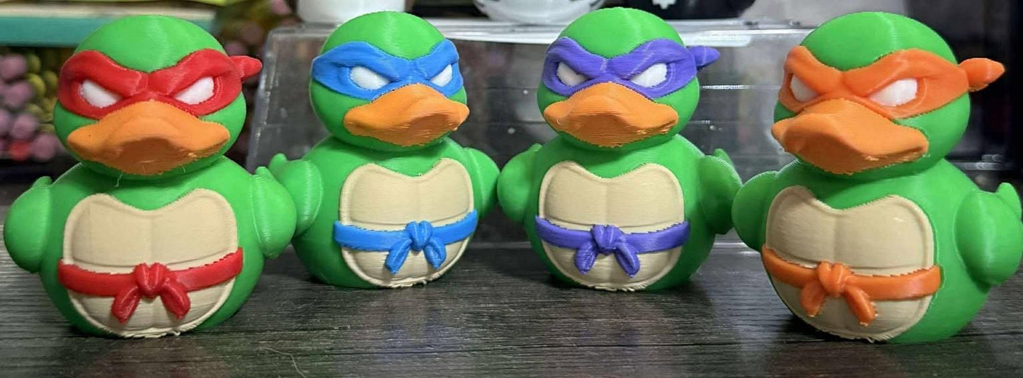 Leonardo Duck: TMNT Jeep Ducking Collectible - 3D Printed PLA