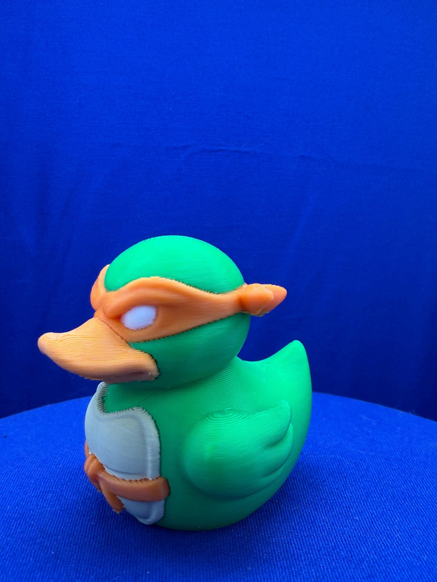 Michelangelo Duck: TMNT Jeep Ducking Collectible - 3D Printed PLA