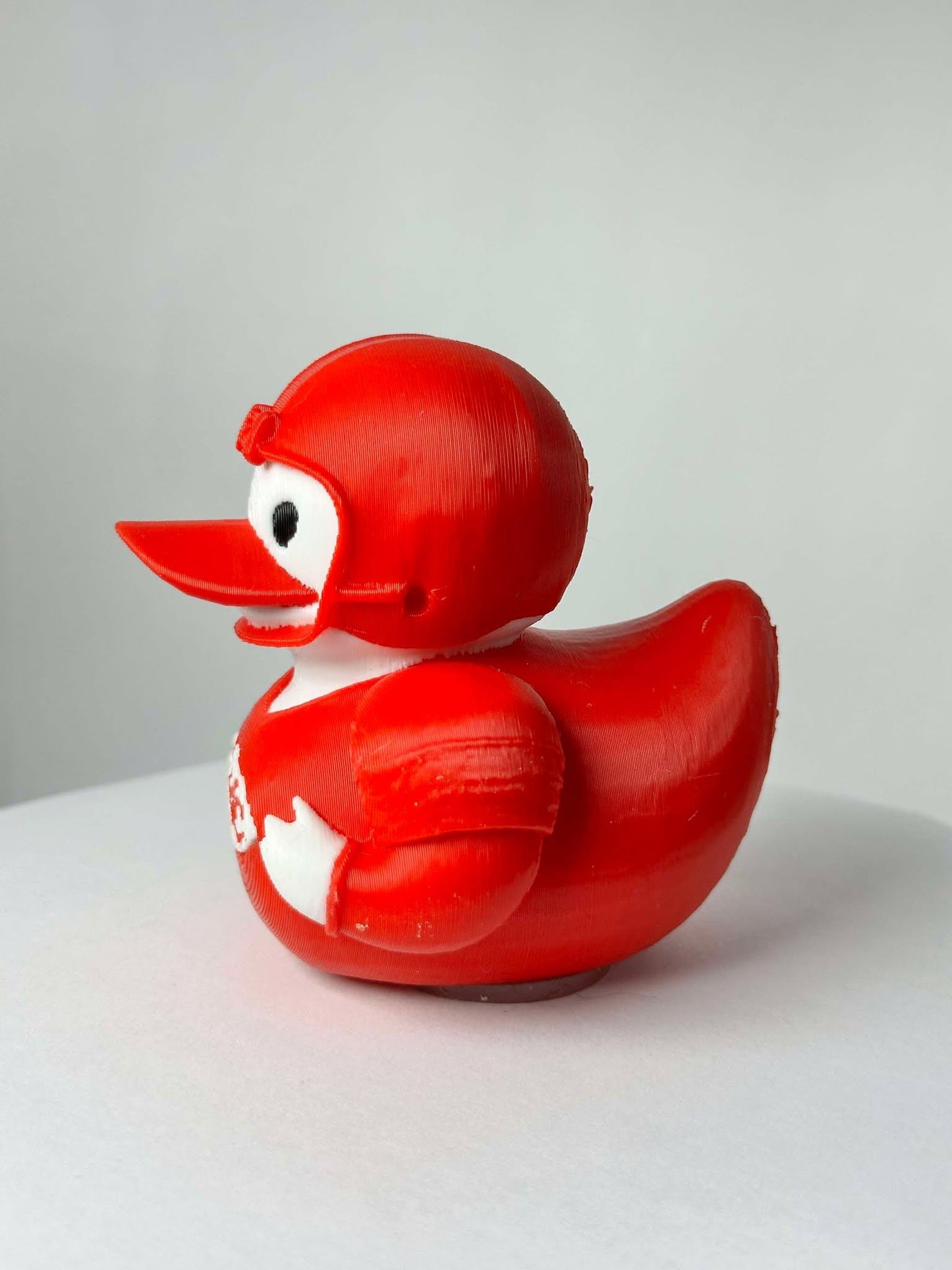 Chiefs Duck NFL Inspired Design - red Duck with NFL Logo, Fun and Engaging Collectible for Chiefs Fans