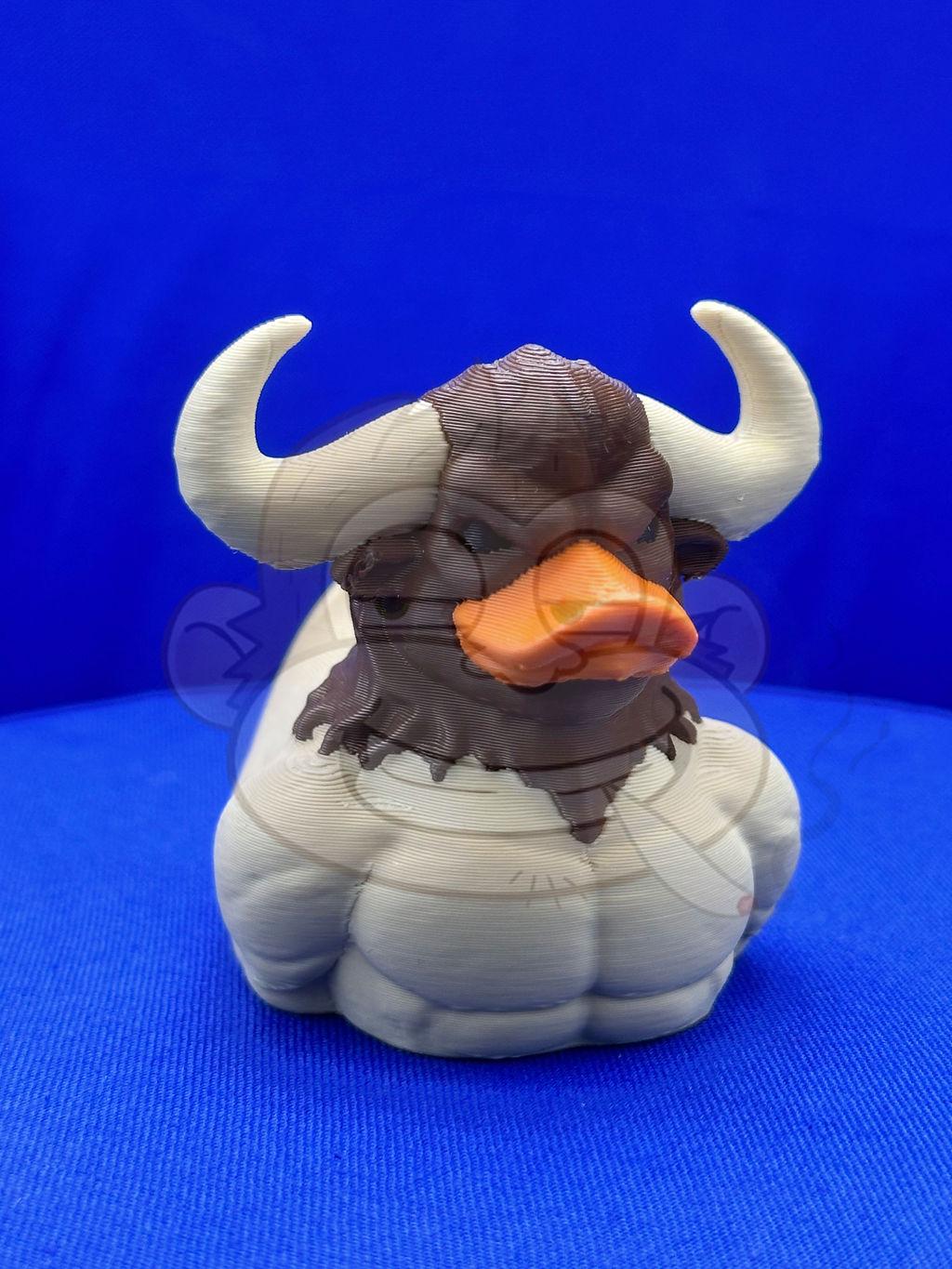 Minotaur Duck: 3D Printed Whimsical Duck