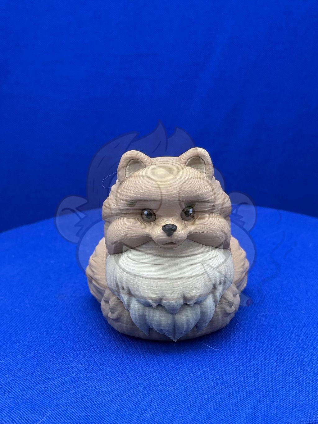 Pomeranian Duck Figurine: 3D Printed Jeep Ducking Gift