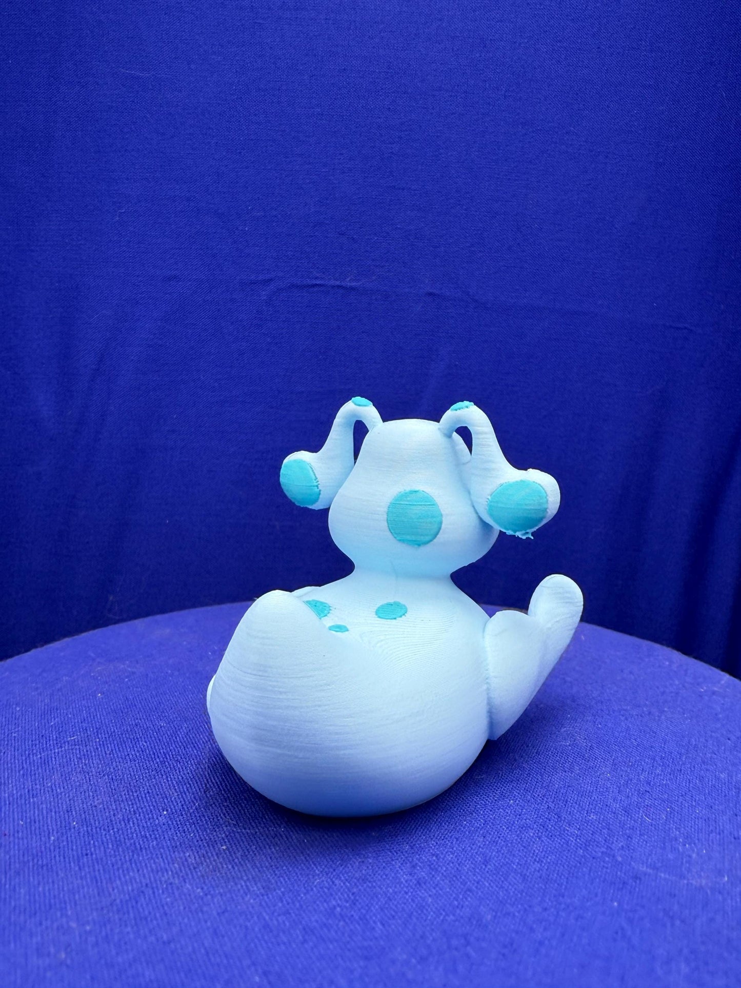 Blue Duck Jeep Ducking: 3D Printed PLA Figurine
