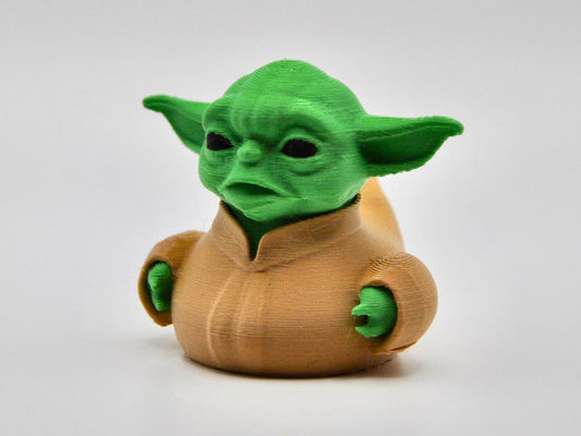 Yoda DUCK - Green  DUCK - duckjeeping - jeep - duck - outer space - space - master- green beak