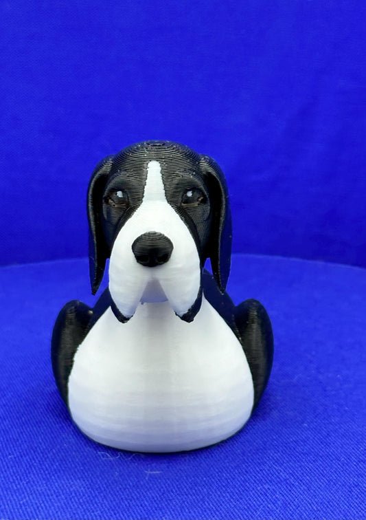 Harlequin Dane - Great Dane - Mantel - Jeep Ducking Character for Collectors - PVC Free, Unisex, Fun and Nostalgic Design
