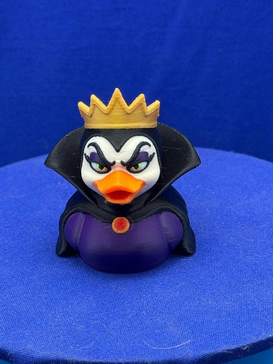Evil Queen Duck Inspired by Snow White - jeep tag - desk decor -duck