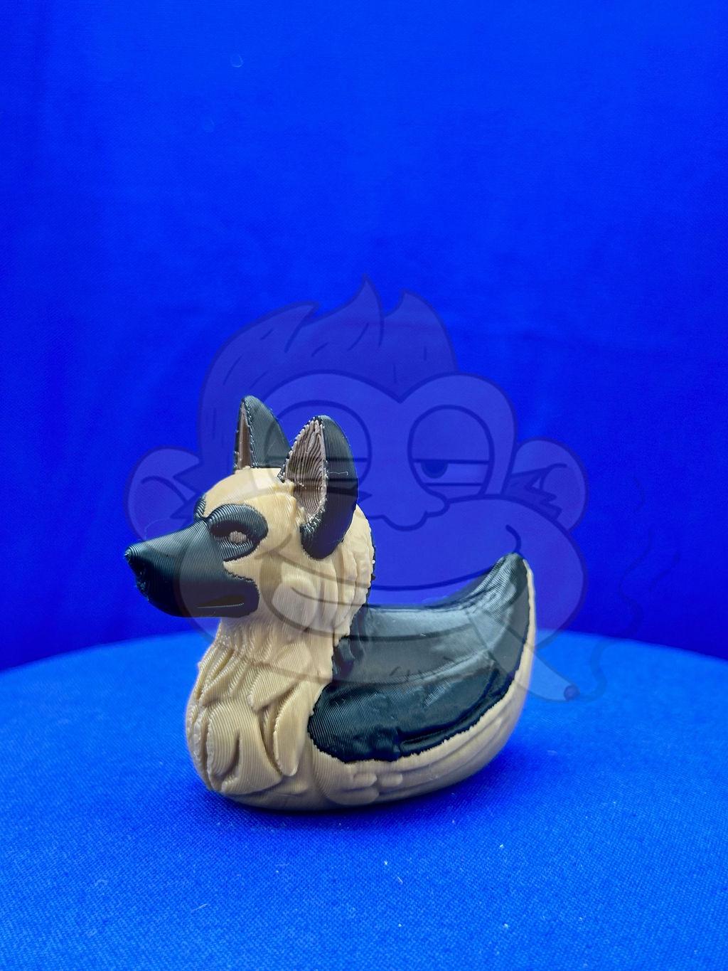 German Shepherd Jeep Duck: 3D Printed Car Decor