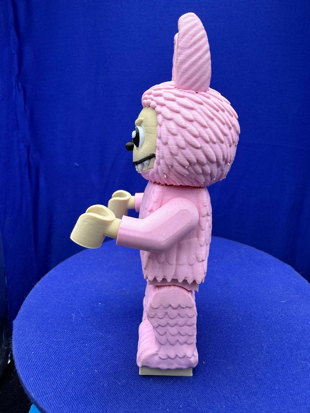 Labubu Figure - 3d printed - Comes apart and can be put together