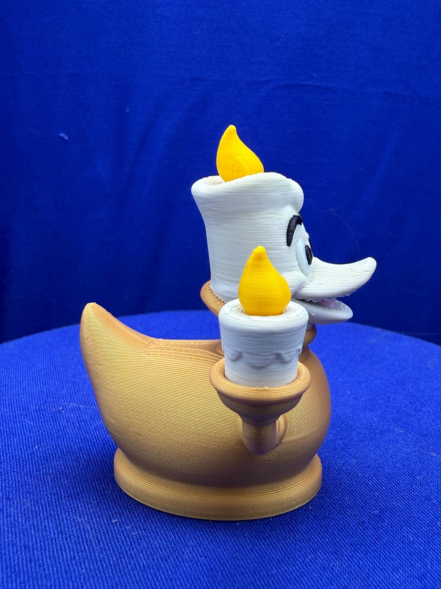 Lumière Duck - 3D Printed - Jeep ducking Beauty and the Beasty