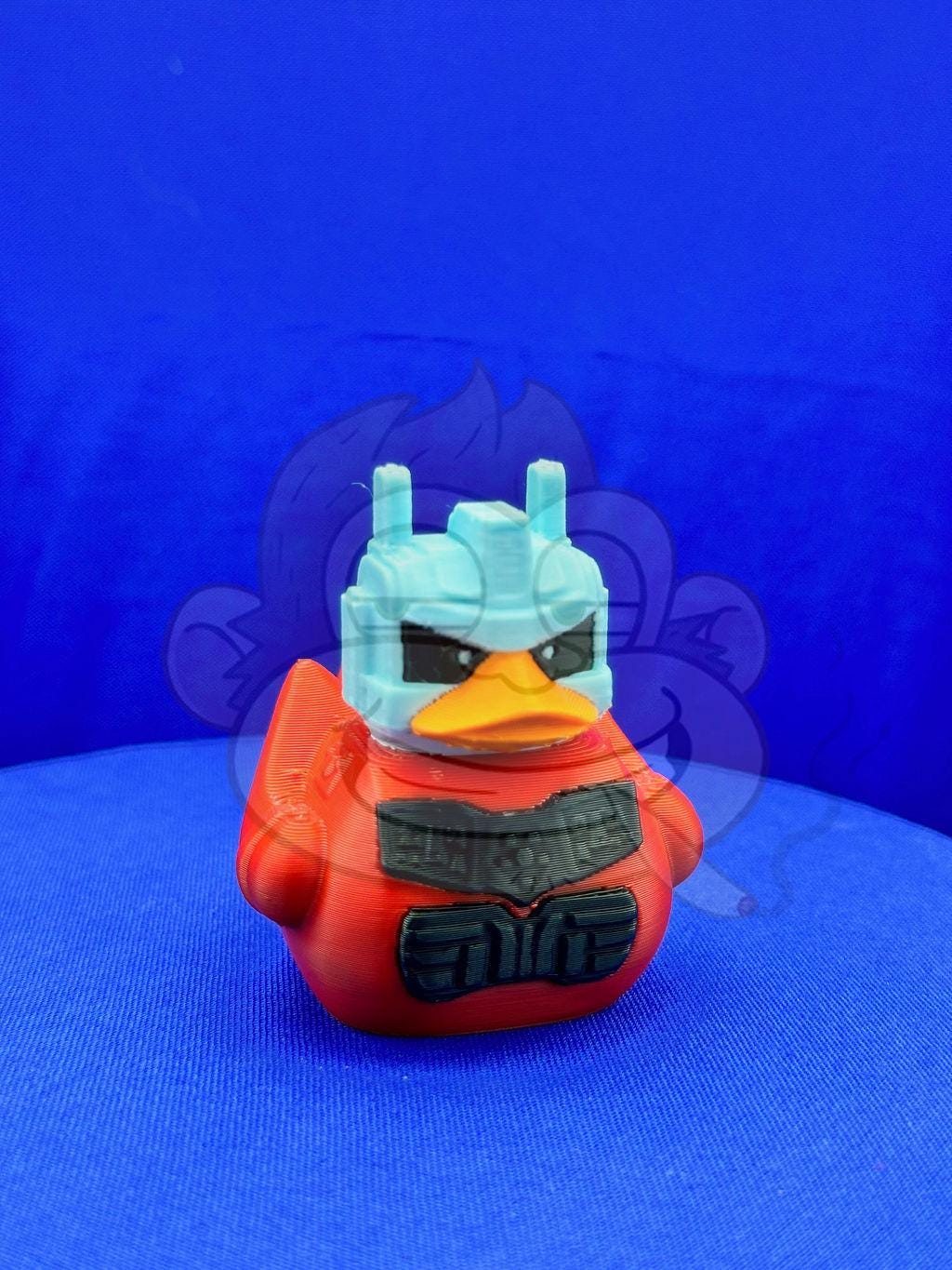 Prime Duck: Red & Blue 3D Printed Car Duck