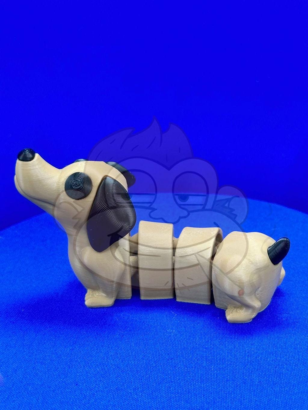 Flexi Dachshund: Articulated Weiner Dog Figurine