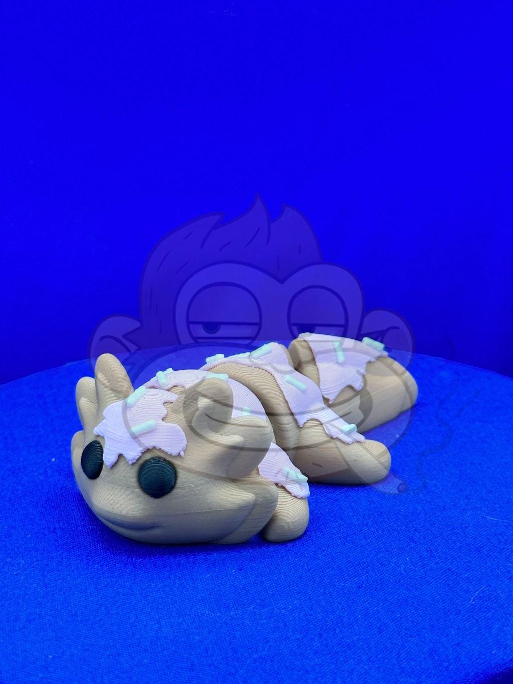 axolotl doughnut  - 3D Printed - flexi - asmr - sensory