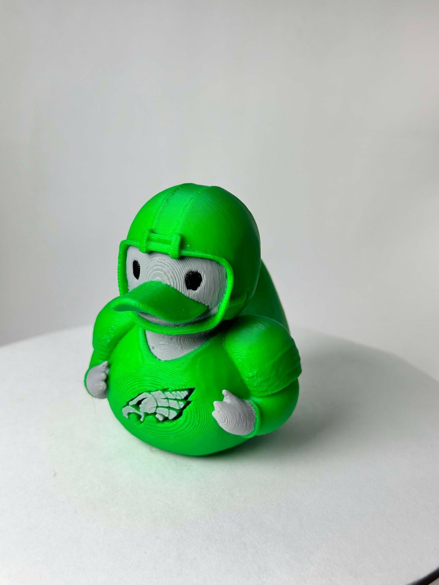 Eagles Duck NFL Inspired Design - green Duck with NFL Logo, Fun and Engaging Collectible for Eagles Fans