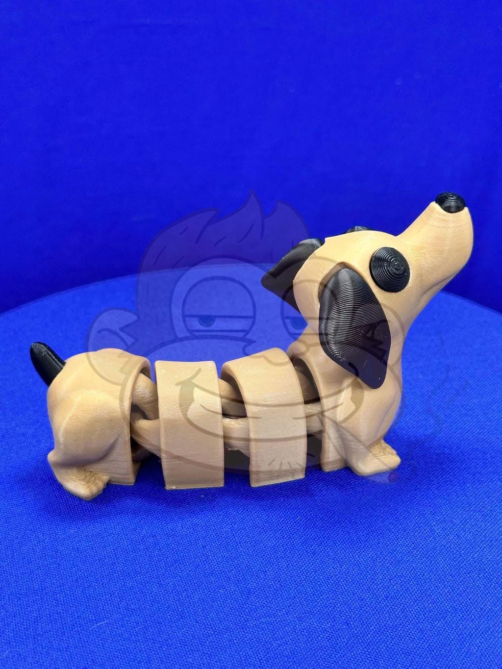 Flexi Dachshund: Articulated Weiner Dog Figurine
