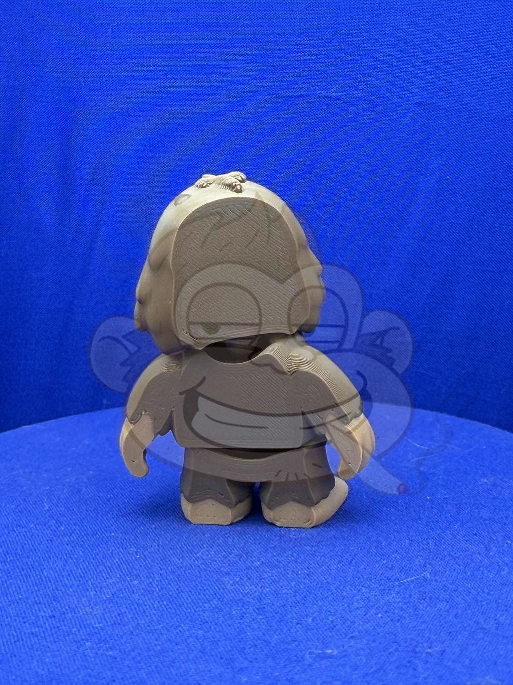 Big Foot flexi - Flexi  - 3D Printed - Flexie - KeyChain Option