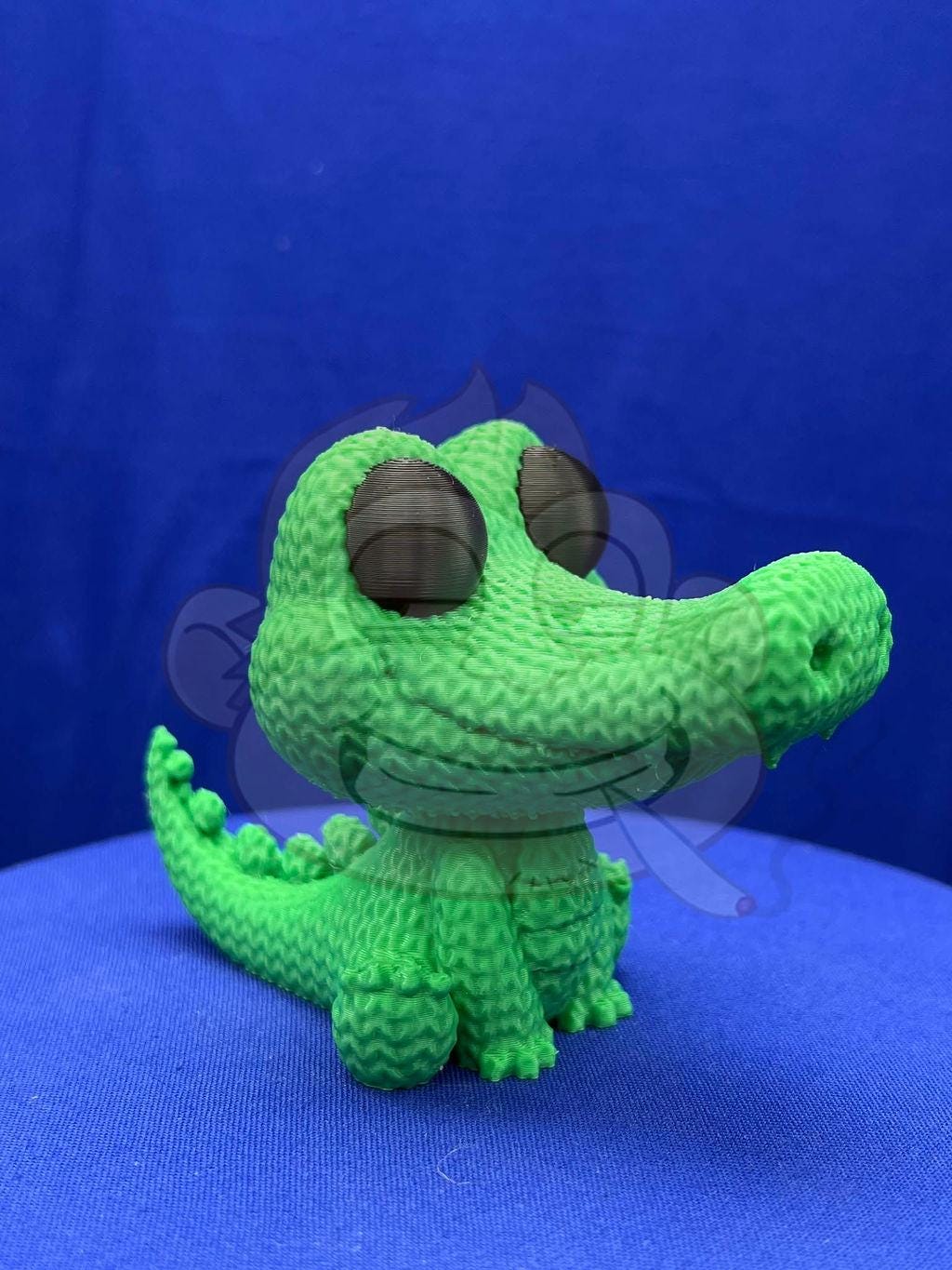 Alligator Decor: Knitted Style Desk Decor