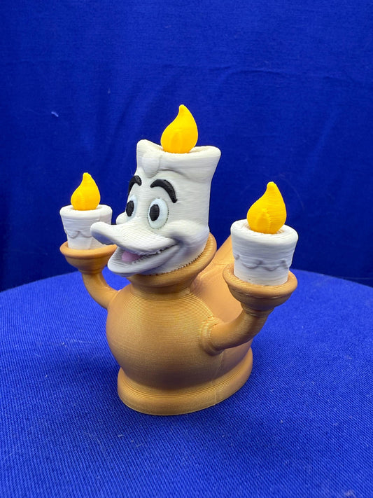 Lumière Duck - 3D Printed - Jeep ducking Beauty and the Beasty