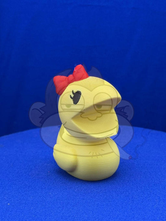 Mrs. Pac-Man Duck: 3D Printed Jeep Ducking Collectible