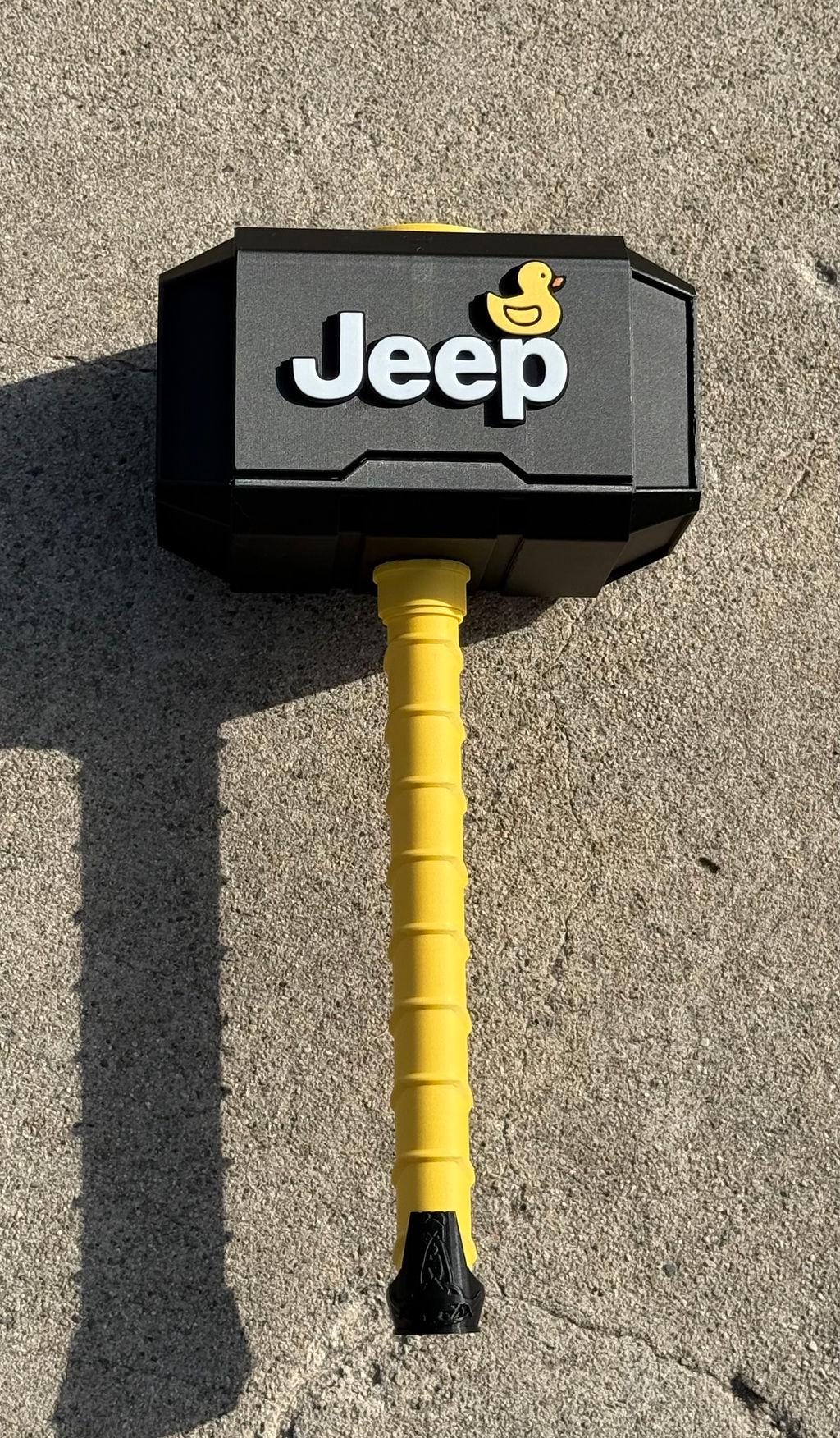 Jeep Duck Hammer: Custom 3D Printed PLA Accessory