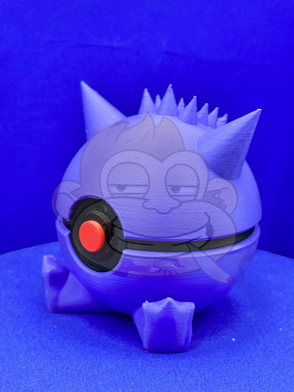 Gengar Pokeball - Purple Pokeball -  Durable Design - Pokémon
