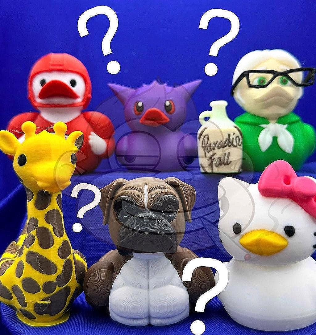 Surprise Defect Duck: Jeep Ducking Character for Collectors