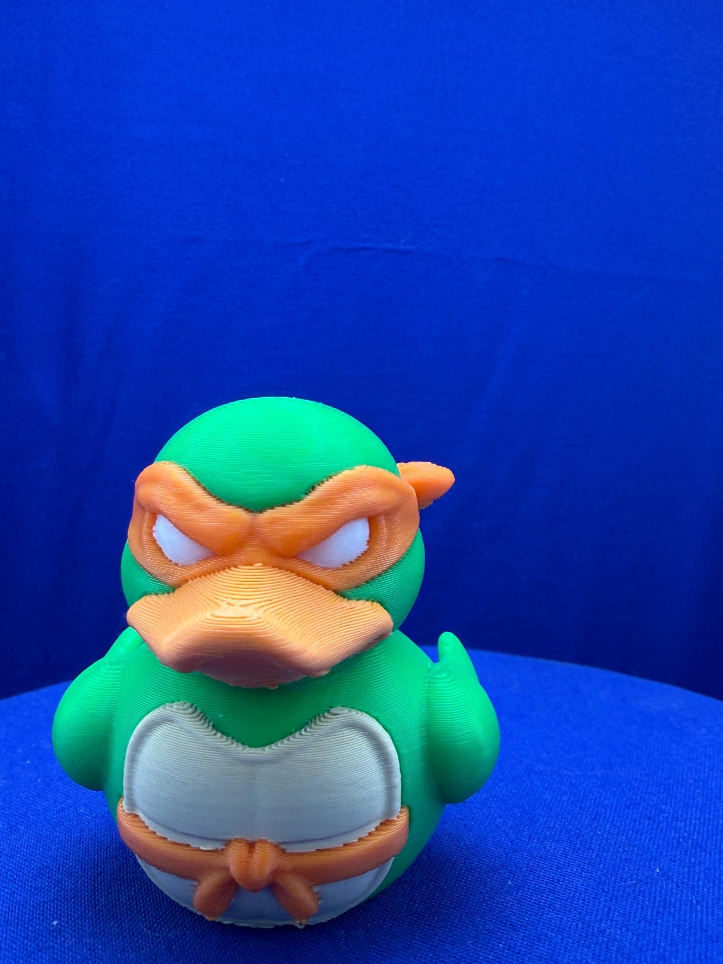 Michelangelo Duck: TMNT Jeep Ducking Collectible - 3D Printed PLA