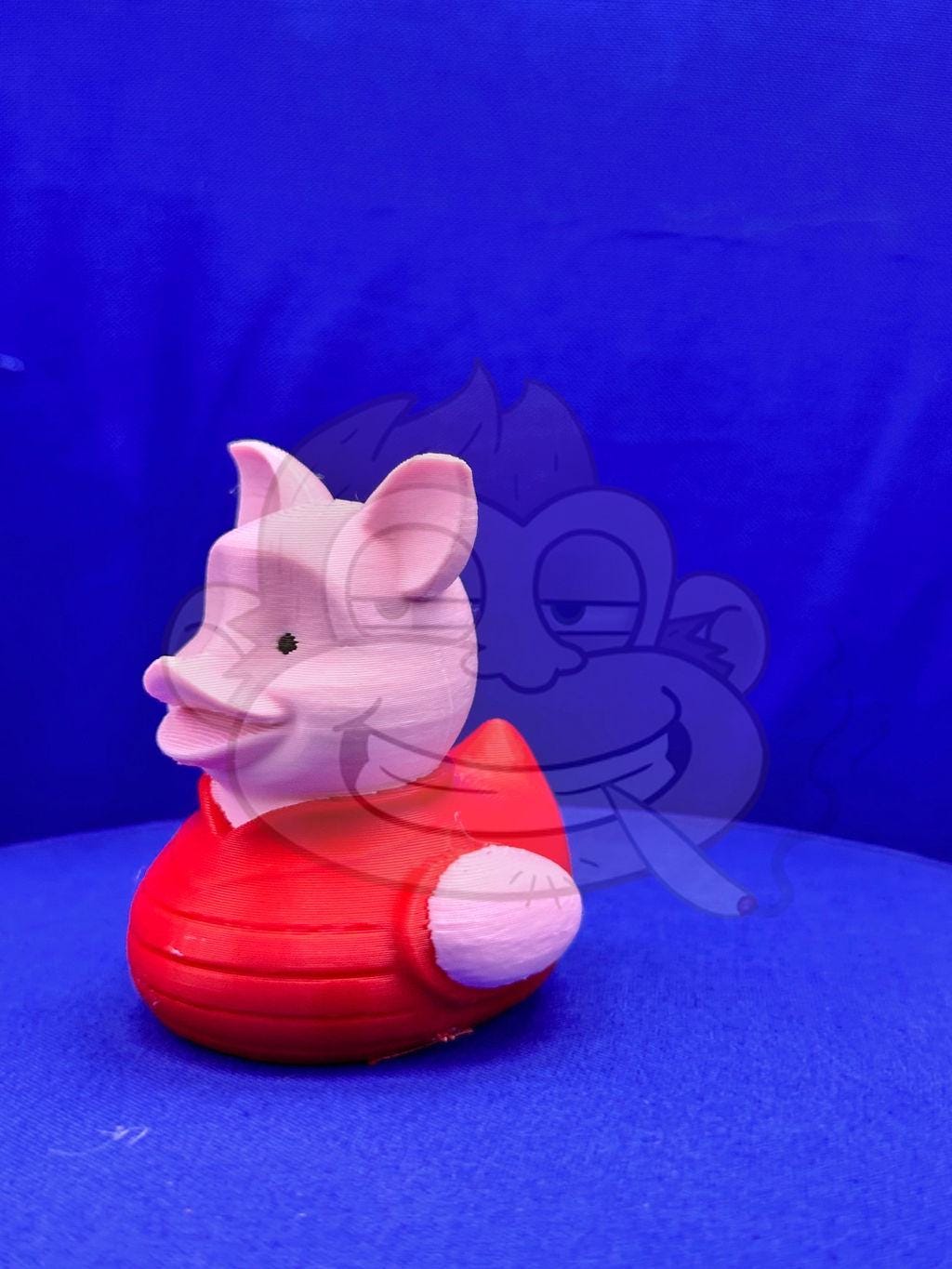 Piglet Duck  - 3D Printed - Jeep ducking - Hundred acres wood - whine the pooh friends