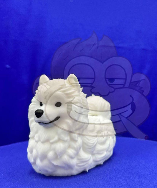 Samoyed Duck Jeep Ducking Character: 3D Printed PLA Decor